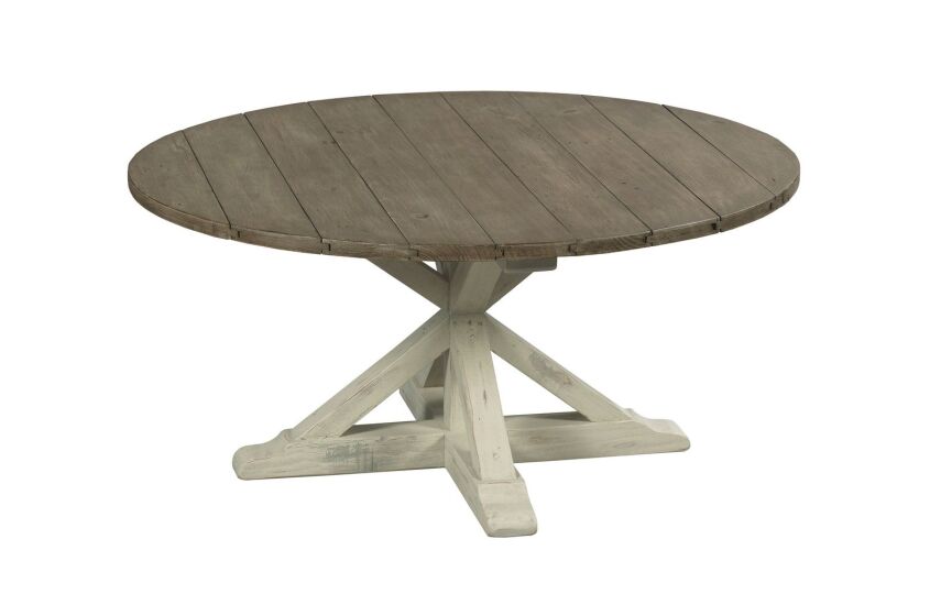 TRESTLE ROUND COCKTAIL TABLE