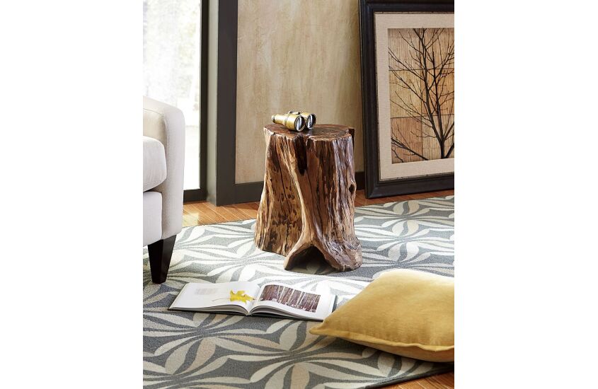 TREE TRUNK ACCENT TABLE - 3