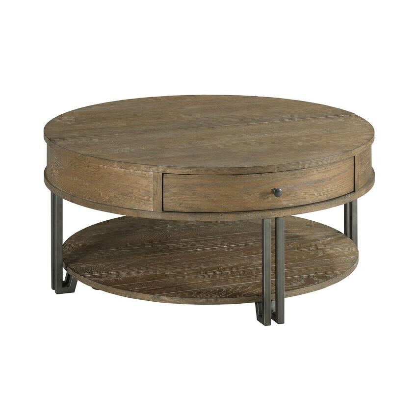 ROUND LIFT TOP COFFEE TABLE
