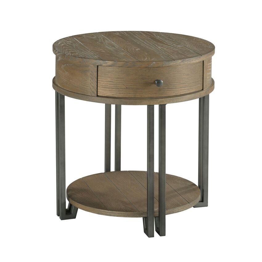 ROUND CHAIRSIDE TABLE