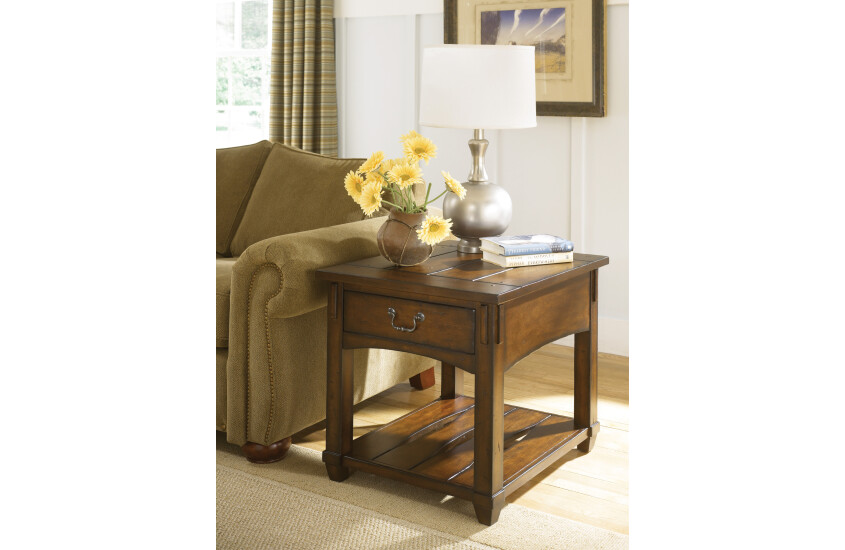 RECTANGULAR DRAWER END TABLE - 2