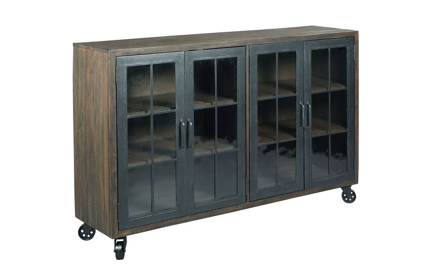 HIDDEN TREASURES-TROLLEY DOOR CABINET