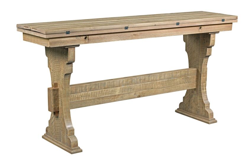 HIDDEN TREASURES-TRESTLE FLIP TOP TABLE