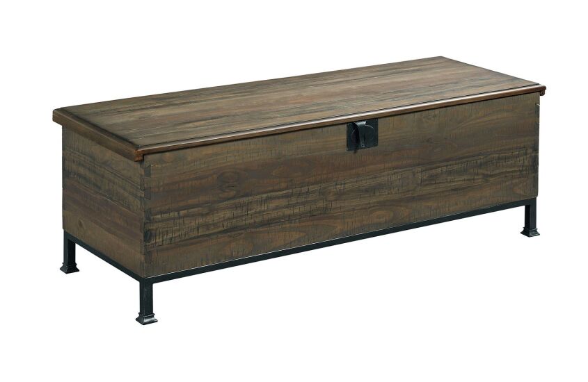 HIDDEN TREASURES-MILLING CHEST COFFEE TABLE