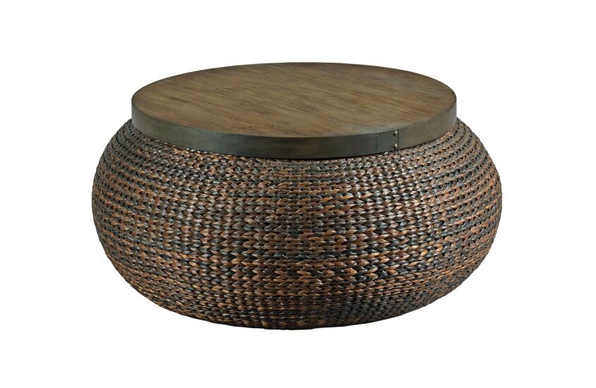 HIDDEN TREASURES-ROUND COFFEE TABLE