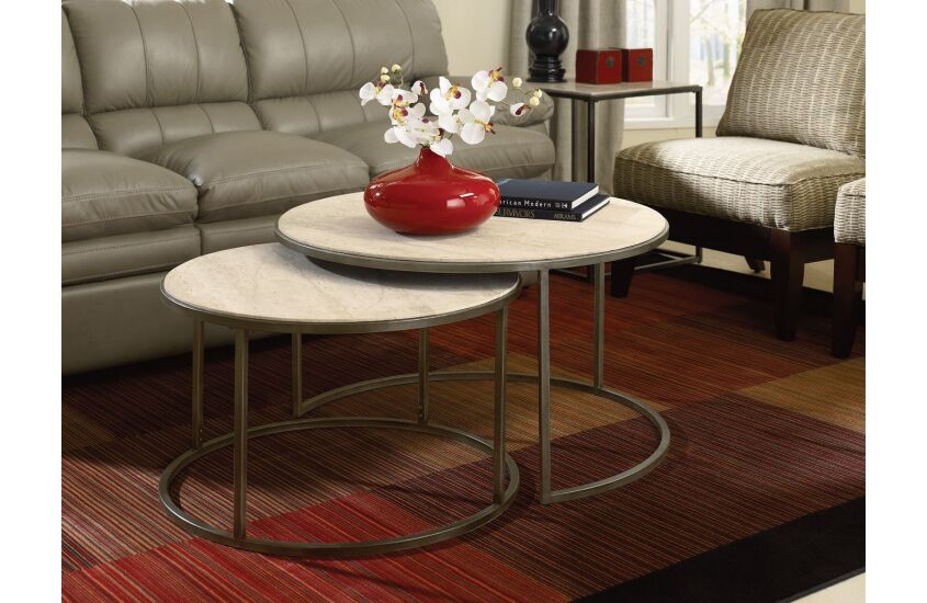 Hammary round sales cocktail table