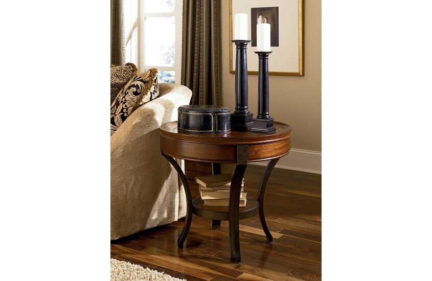 ROUND END TABLE Room Scene 1