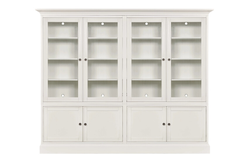 -QUAD DOOR DISPLAY CABINET