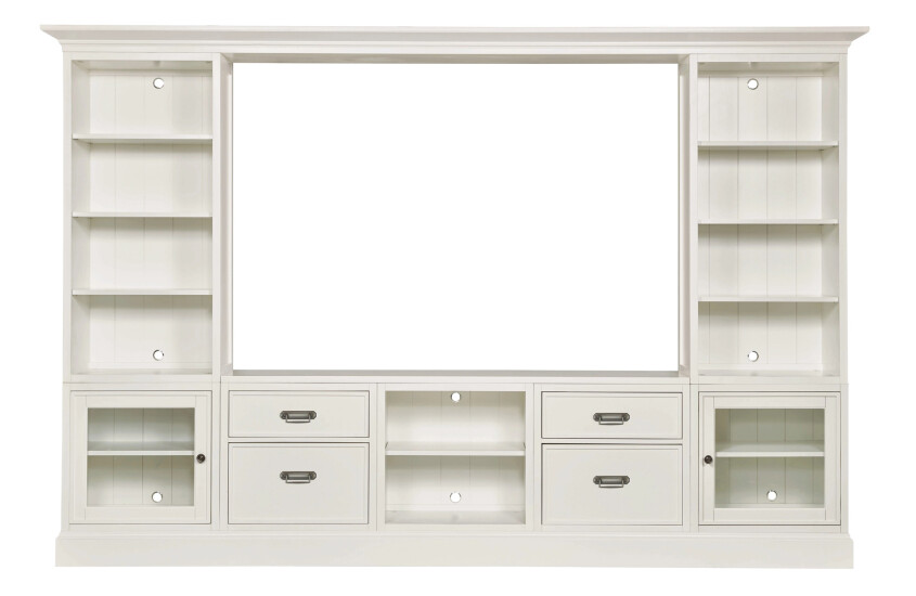 -QUINTUPLE STORAGE ENTERTAINMENT WALL