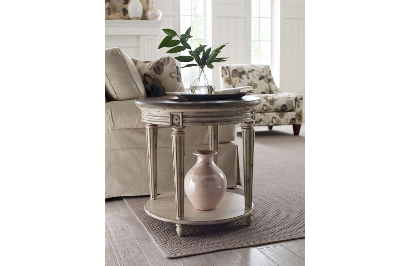 ROUND END TABLE