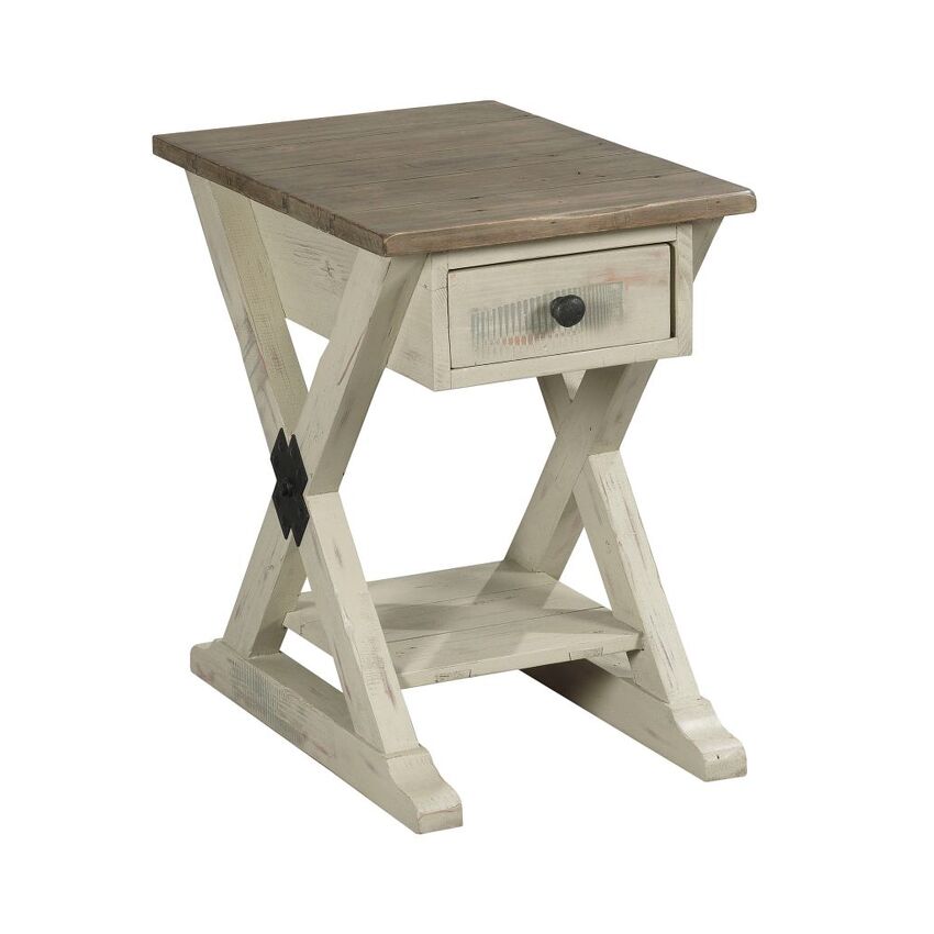 TRESTLE CHAIRSIDE TABLE - 1