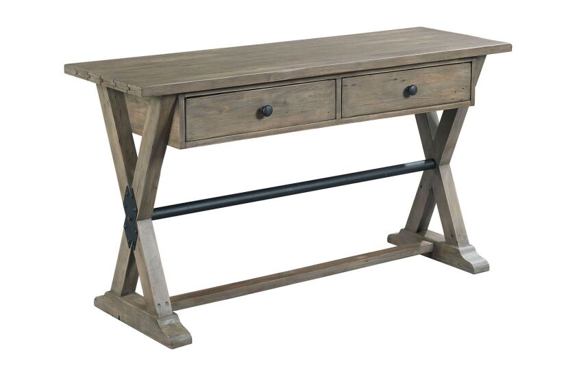Trestle sofa table deals