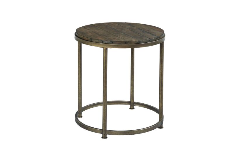 -ROUND END TABLE