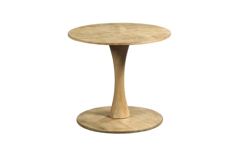 OBLIQUE-ROUND END TABLE