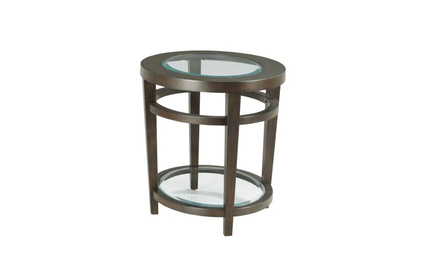 URBANA-OVAL END TABLE