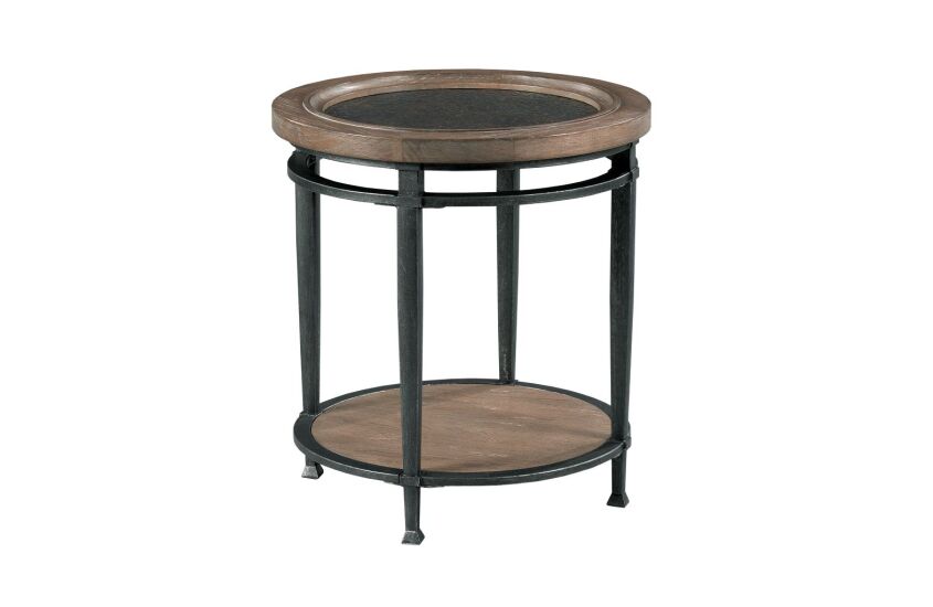 -ROUND END TABLE