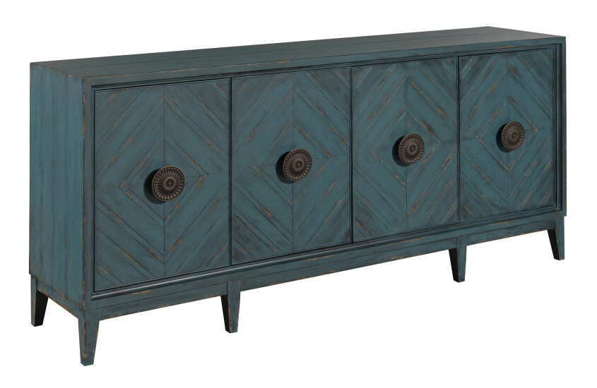 HIDDEN TREASURES-LAPIS FOUR DOOR CONSOLE