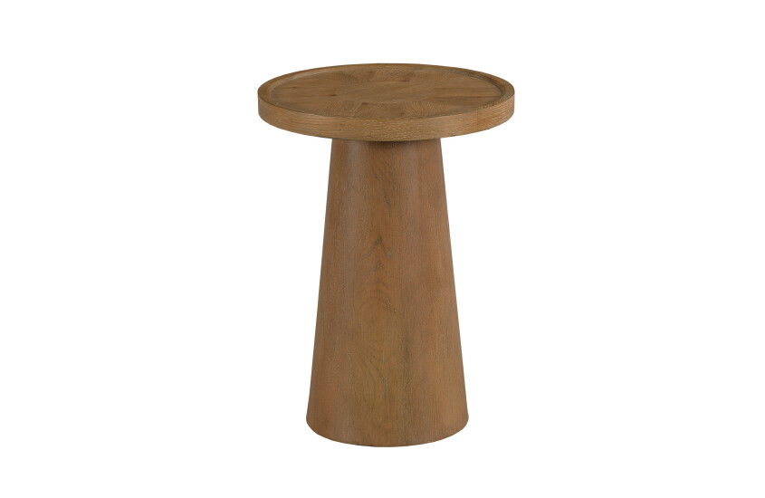 HIDDEN TREASURES-POD ROUND ACCENT TABLE