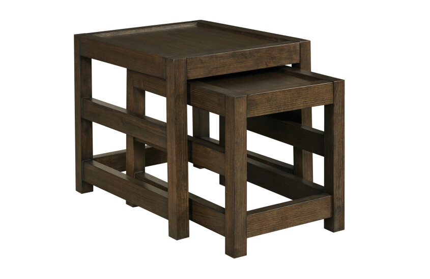 -RECTANGULAR NESTING END TABLE