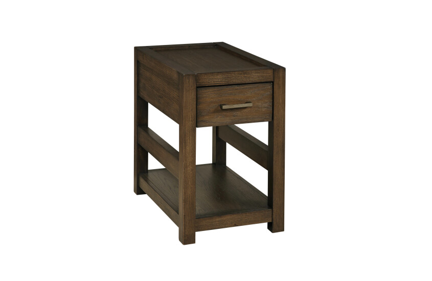 NYLES-RECTANGULAR DRAWER CHAIRSIDE TABLE