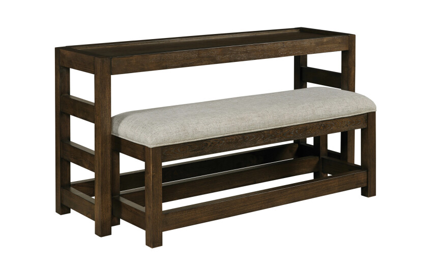 -RECTANGULAR CONSOLE TBL W/BENCH