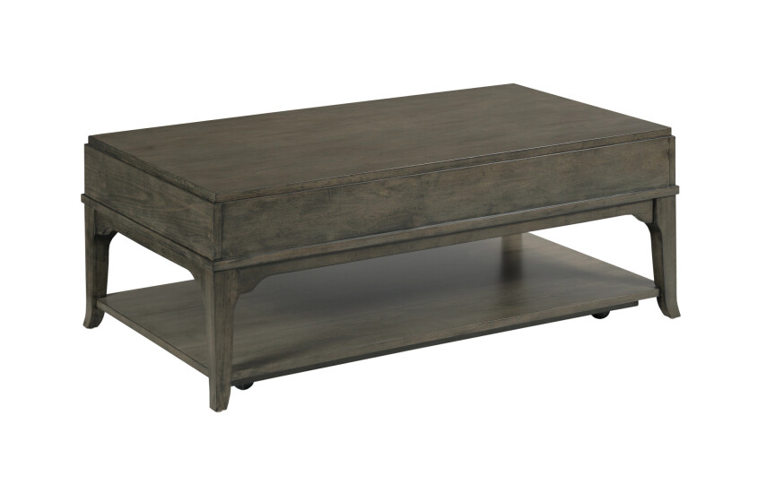 RECTANGULAR DRAWER COFFEE TBL(CASTERS)-CHARCOAL Room 2