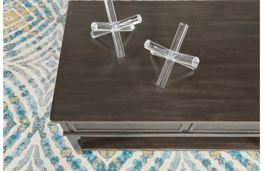 RECTANGULAR LIFT TOP DRAWER COFFEE-SOFT BLACK Room 2