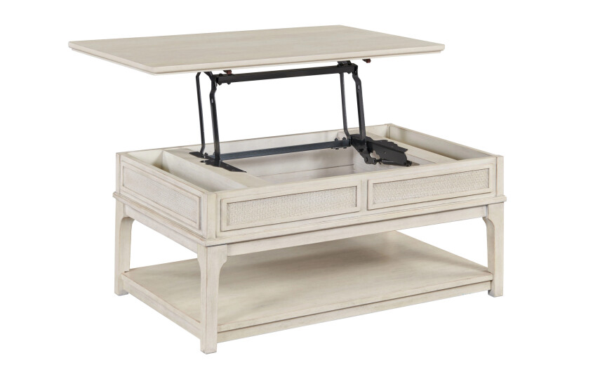 RECTANGULAR LIFT TOP DRAWER COFFEE-CLASSIC WHITE Room 2