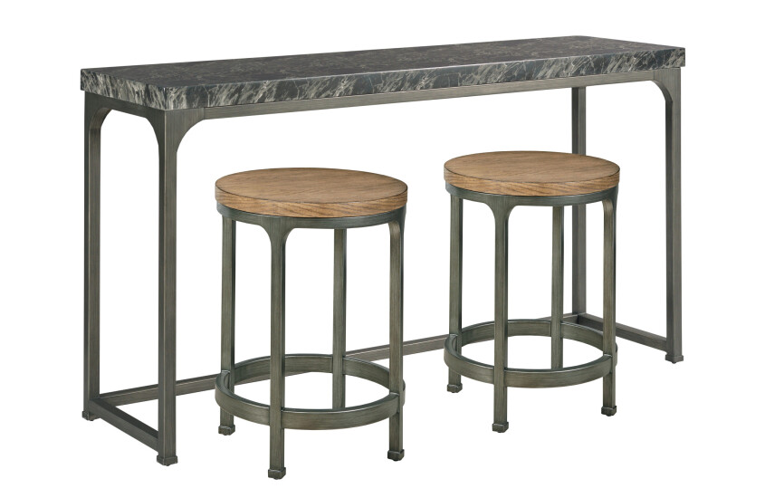 SOFA TABLE W/2 STOOLS Primary