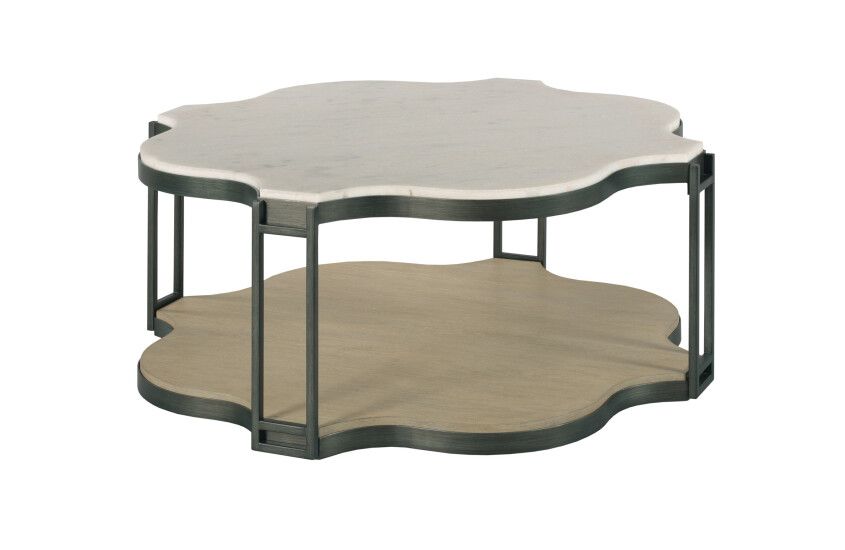 -QUATREFOIL SHAPED COFFEE TABLE