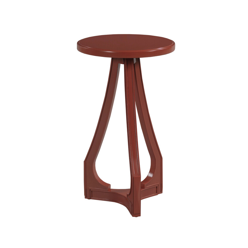 -CRANBERRY ACCENT TABLE