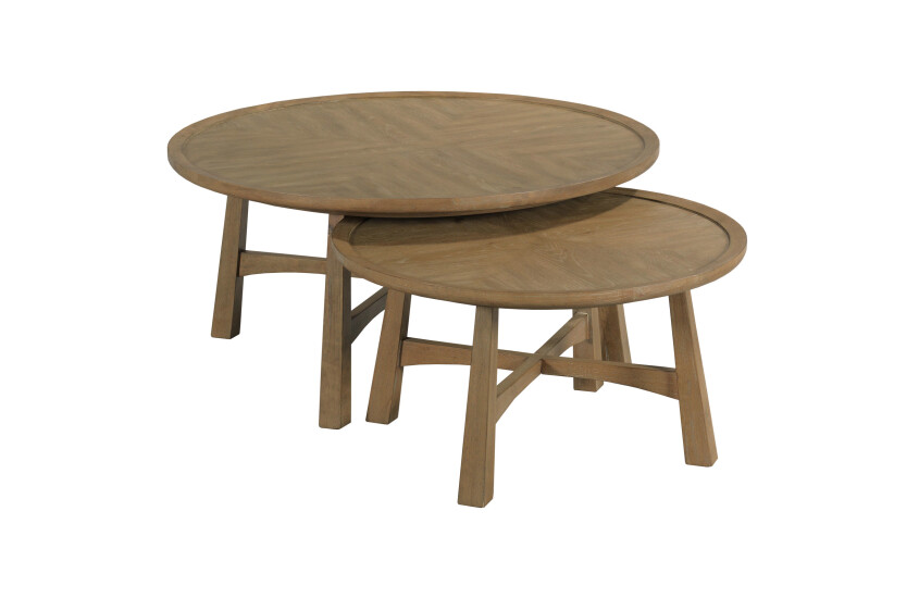 -ROUND COFFEE TABLE SET