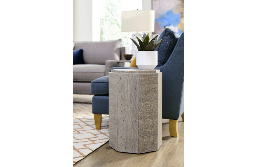 CLINTON OCTAGONAL CHAIRSIDE TABLE - 3