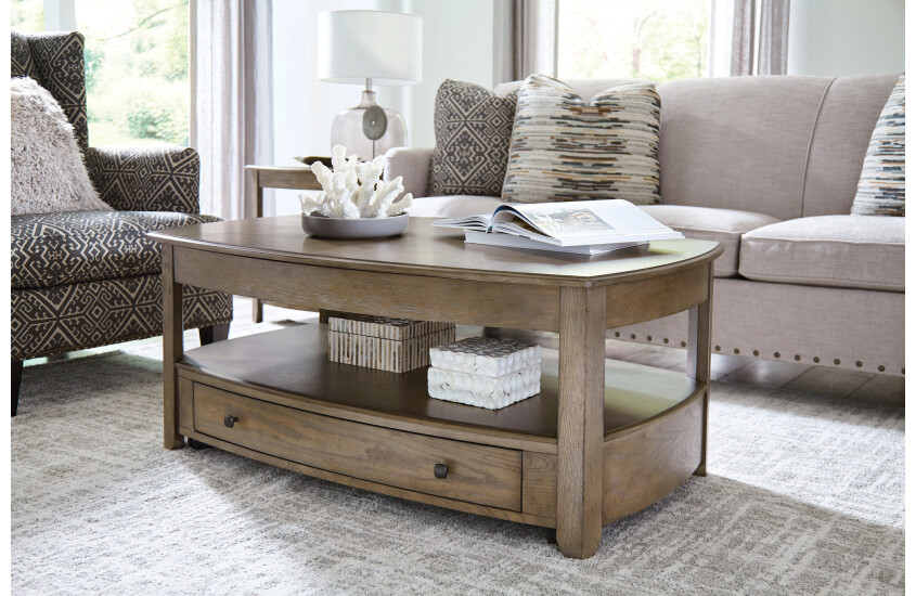 RECTANGULAR LIFT-TOP COFFEE TABLE - 3