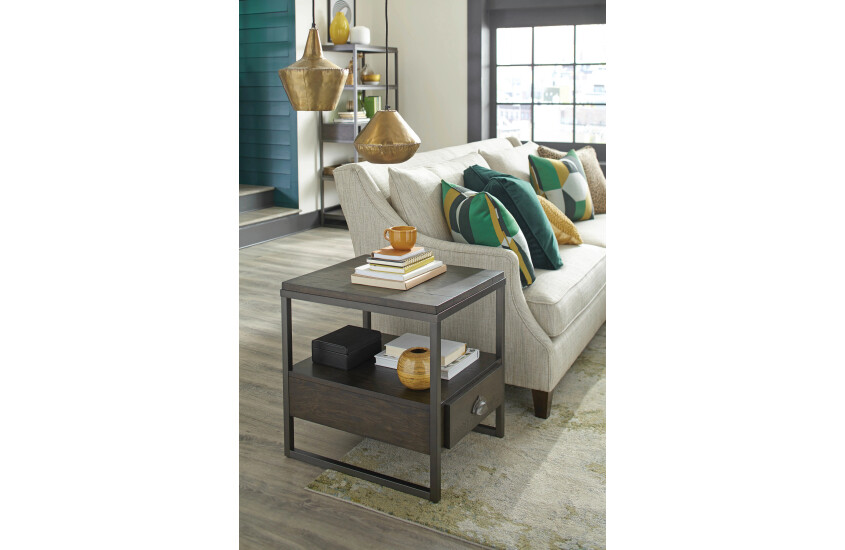 RECTANGULAR DRAWER END TABLE Room 2