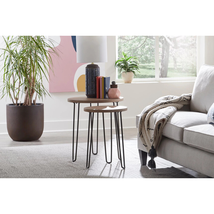 ROUND NESTING END TABLES - 2