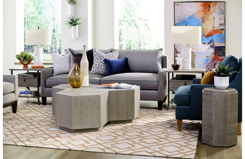 PREMIER HEXAGONAL COFFEE TABLE Room Scene 1