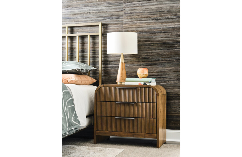 ADELE THREE DRAWER NIGHTSTAND Room 1