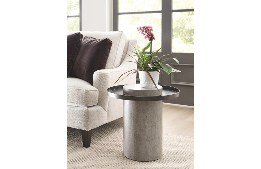 ACCENT STONE CHAIRSIDE TABLE - SHORT Room 1
