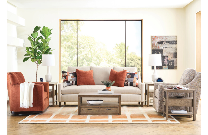 ECTANGULAR DRAWER COFFEE TABLE-TAUPE Room 1