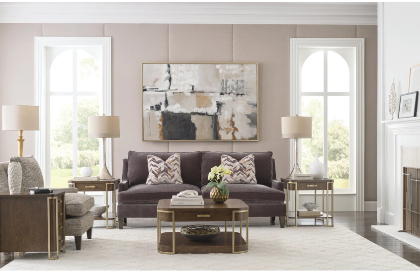 SQUARE COFFEE TABLE W/CASTERS Room 1