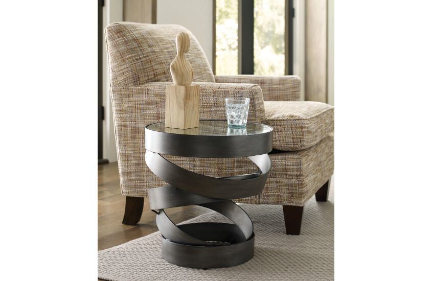 HELIX ROUND ACCENT TABLE Room Scene 1