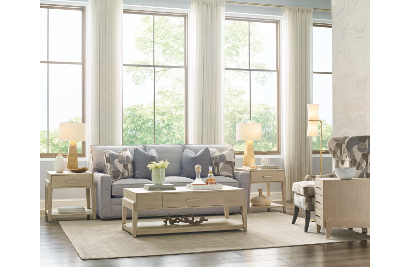 RECTANGULAR DRAWER END TABLE Room 2