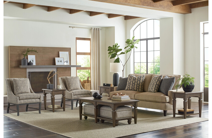 NESTING COFFEE TBL W/2 OTTOMANS - PACKAGE Room 1