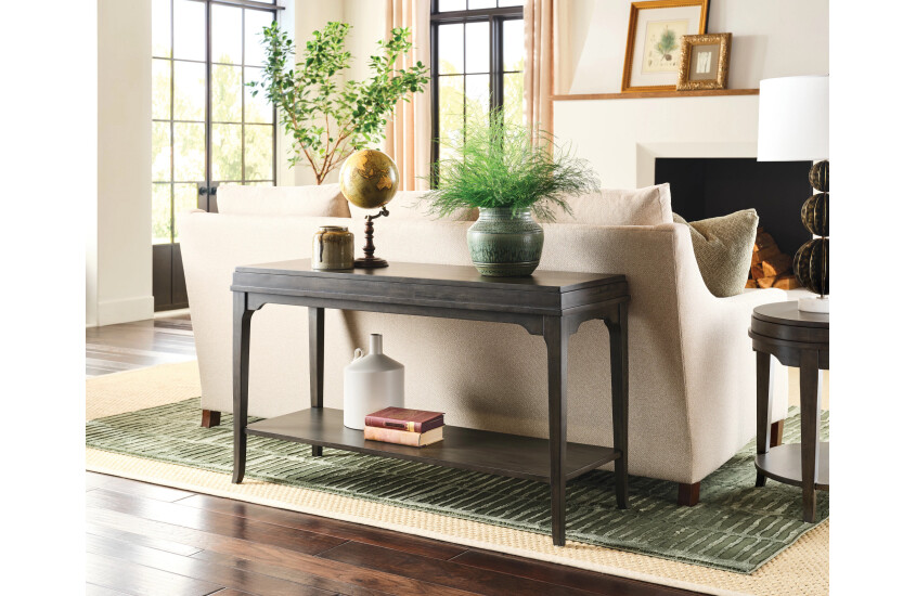 RECTANGULAR SOFA TABLE-CHARCOAL Room 1