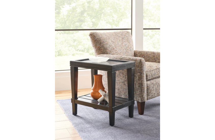 RECTANGULAR CHAIRSIDE TABLE-EBONY Room 1