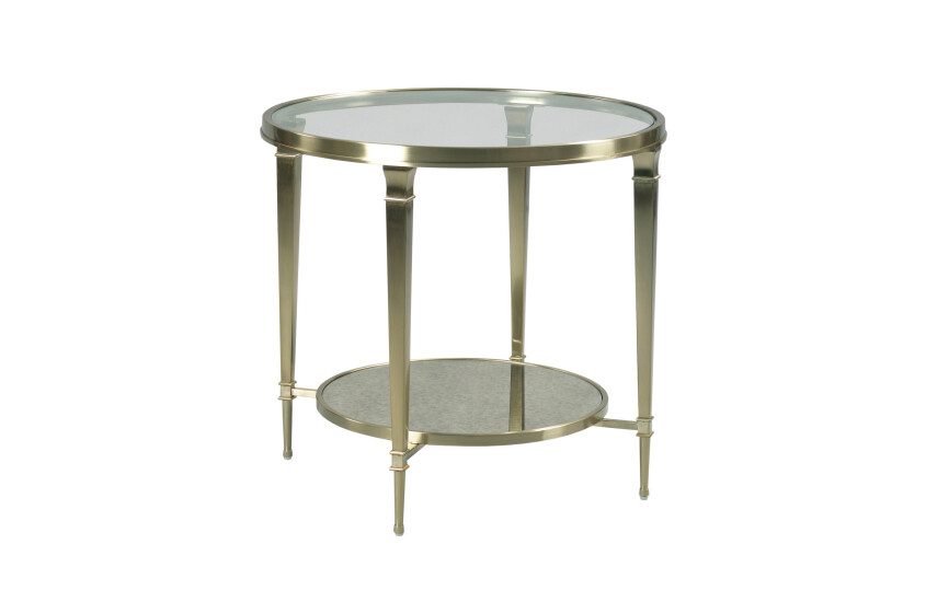 -ROUND END TABLE