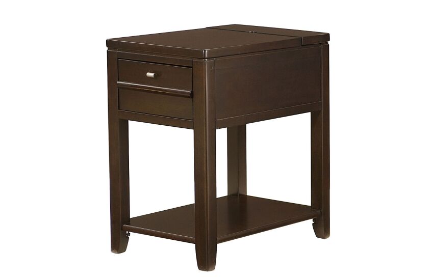 -DOWNTOWN CHAIRSIDE TABLE-ESPRESSO