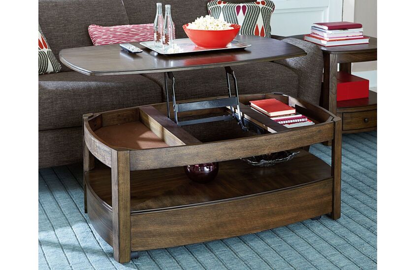 RECTANGULAR LIFT TOP COFFEE TABLE Room Scene 2