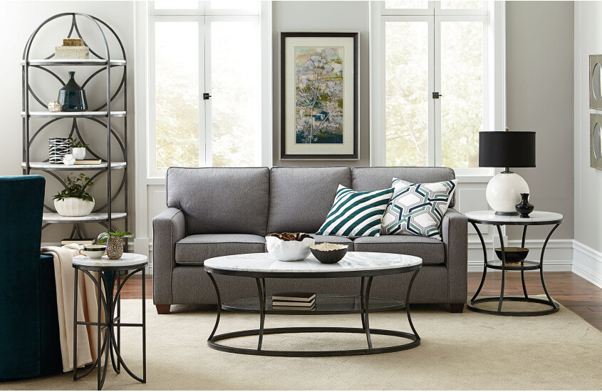 OVAL COFFEE TABLE Room Scene 1